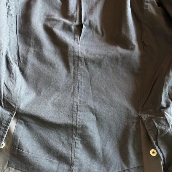 Reiss men field jacket made in Portugal charcoal gray bird graphic back SZ Large